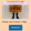 Reserve Your Spot – June 8, 2021 – First-time Homebuyer Workshop for San Mateo County A placement reads HOME with a heart in place of the letter O and two black shows stand at the end.