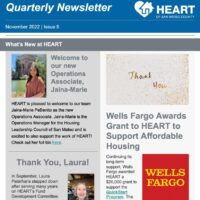 HEART Quarterly Newsletter - November 2022 ❤️ Thank you for your support! (website)